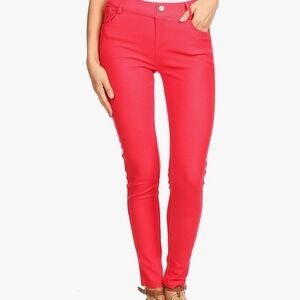 Yelete Red Jegging Pants